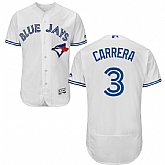 Toronto Blue Jays #3 Carrera White 2016 Flexbase Collection Baseball Jersey DingZhi,baseball caps,new era cap wholesale,wholesale hats